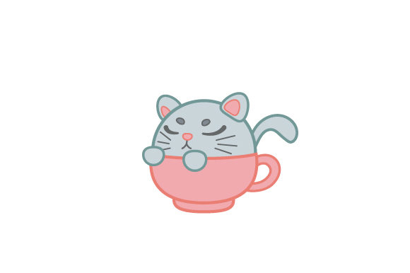 A Cozy Craft for Cat Lovers: Cat in a Coffee Cup Design Review