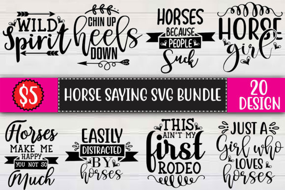 A Crafters Honest Review of the Horse Saying Design Bundle