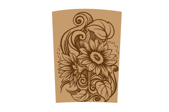 A Design Asset Review: Tooled Leather Sunflowers for Crafts