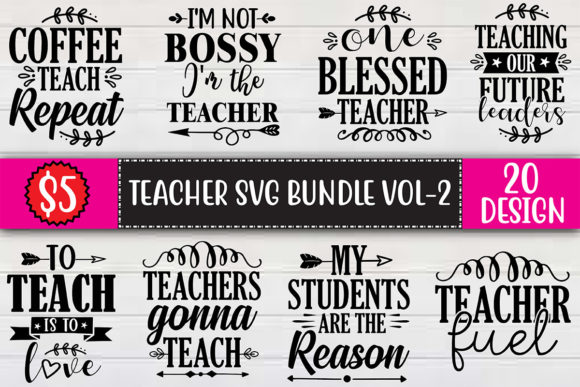 A Professional Review of the Teacher SVG Bundle Vol-2 for Marketing & Branding