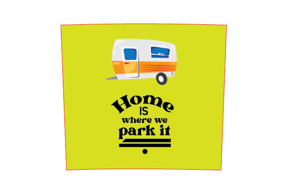 A Review of the RV Themed Tumbler Wrap for Travel Crafts