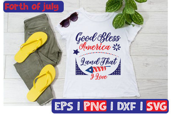 America Typography Graphics for T-Shirt Designs & Editorial Use