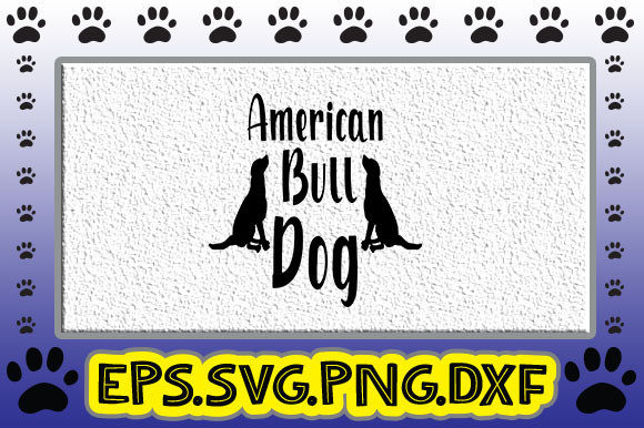 American Bulldog Graphics for Crafters and Designers
