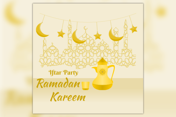 Crafting with an Elegant Ramadan Graphic Template