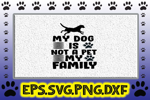 Dog Typography Graphics for Crafters & Family Pet Fans
