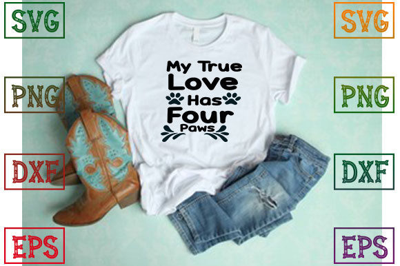 Dog Typography Graphics for T-Shirt Designs