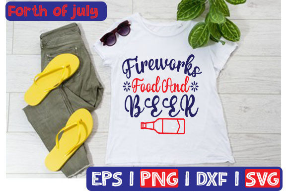 Fireworks Food and Beer Typography for Blog Graphics and Editorial Design