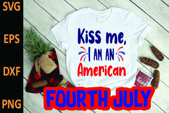 Kiss Me, I Am an American: A T-Shirt Design Graphics Review