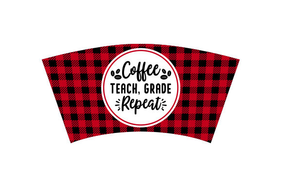 Plaid Tumbler Wrap Design for School Crafts & Blogging