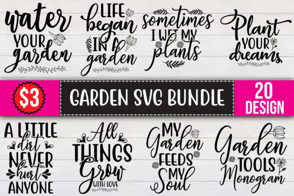 Putting the Garden SVG Bundle to Work in Your Crafting Business
