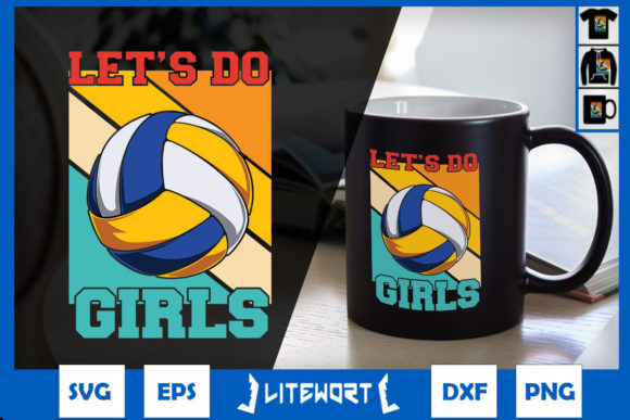 Volleyball Mom Let's Go Girls Design Review